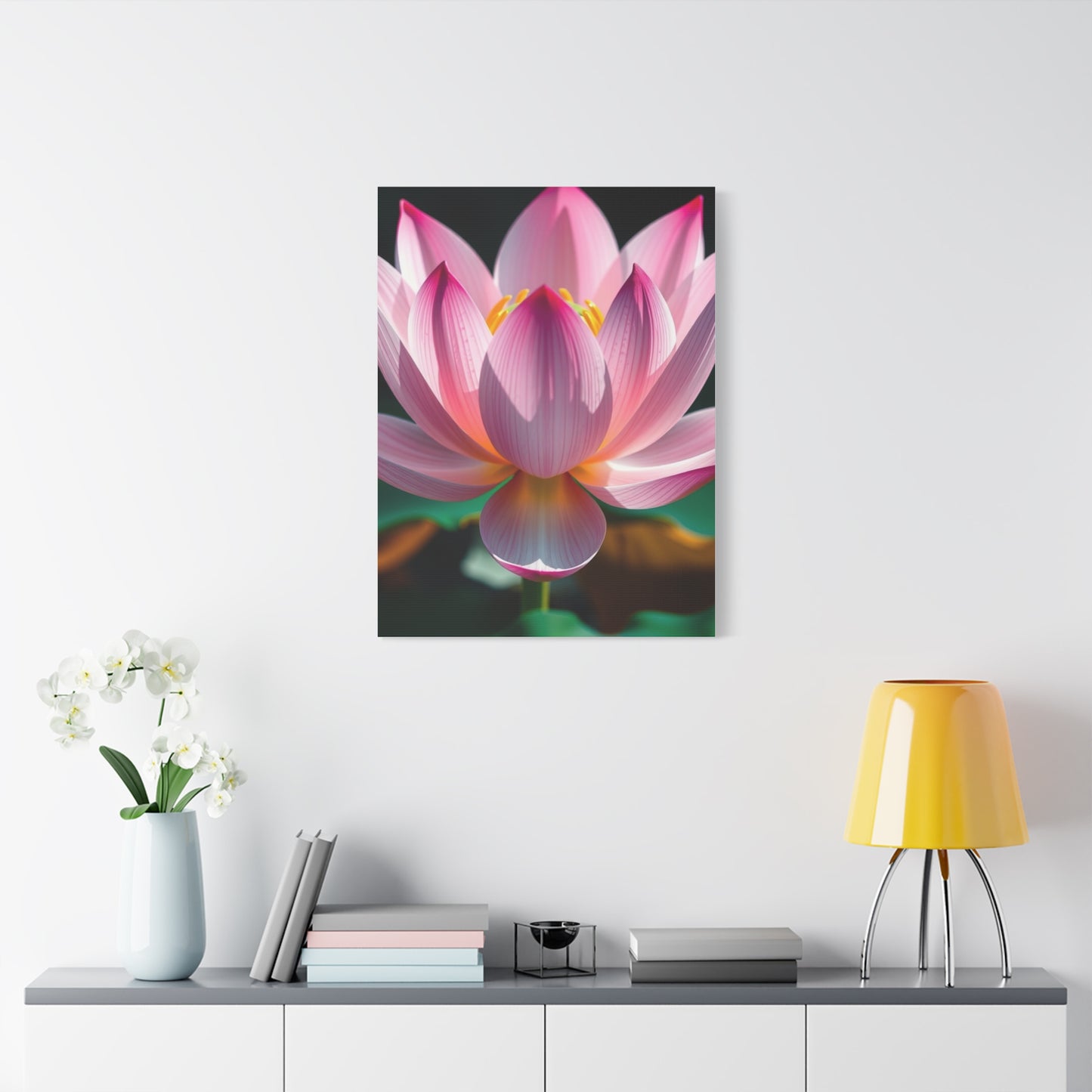 Gilded Tranquility Flora wall art & canvas print