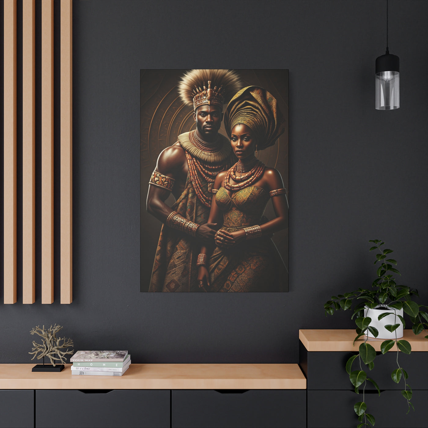 Royal Warrior Couple Legacy Wall Art & Canvas Prints