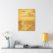 Vintage Compass Journey Map Wall Art & Canvas Prints