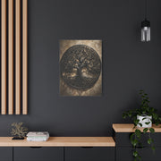 Metal Tree of Life Sculptural Relief Trees Wall Art & Canvas Print