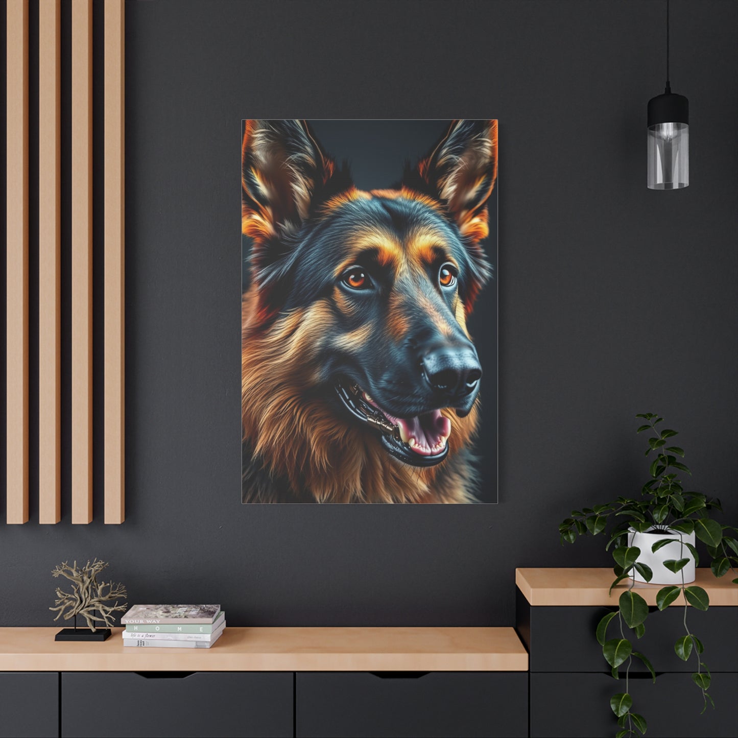 German Shepherd Art Supreme Canvas Wall Art & Canvas Print