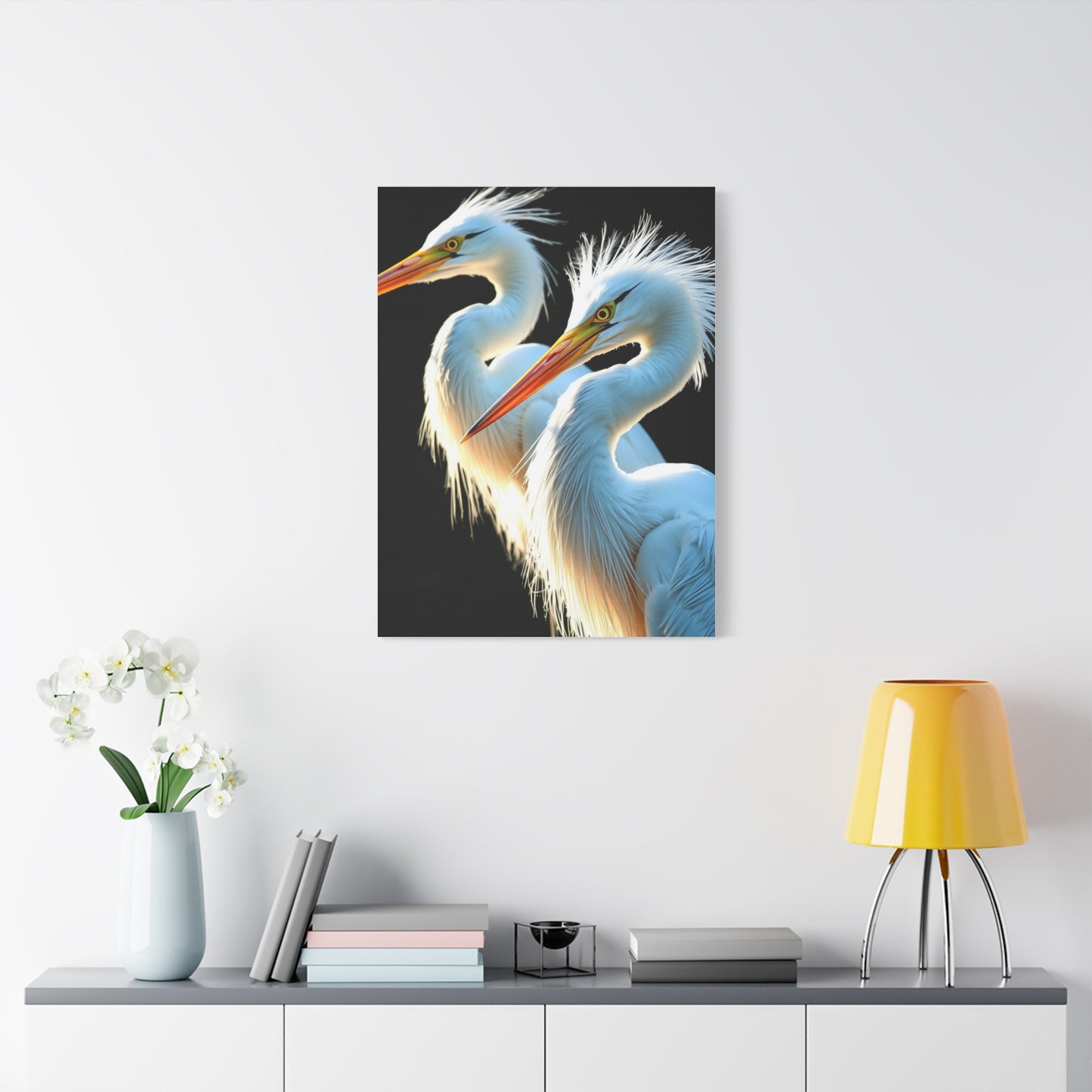 Herons and Egrets Art Supreme Canvas Wall Art & Canvas Print
