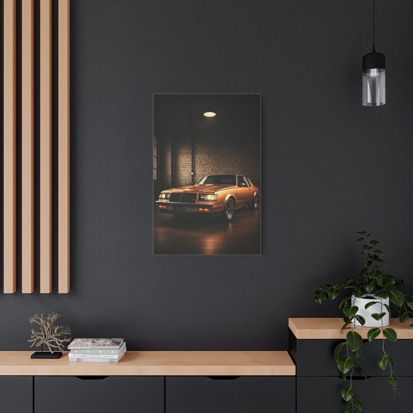 Classic Buick Regal Coupe in Heritage Garage Wall Art & Canvas