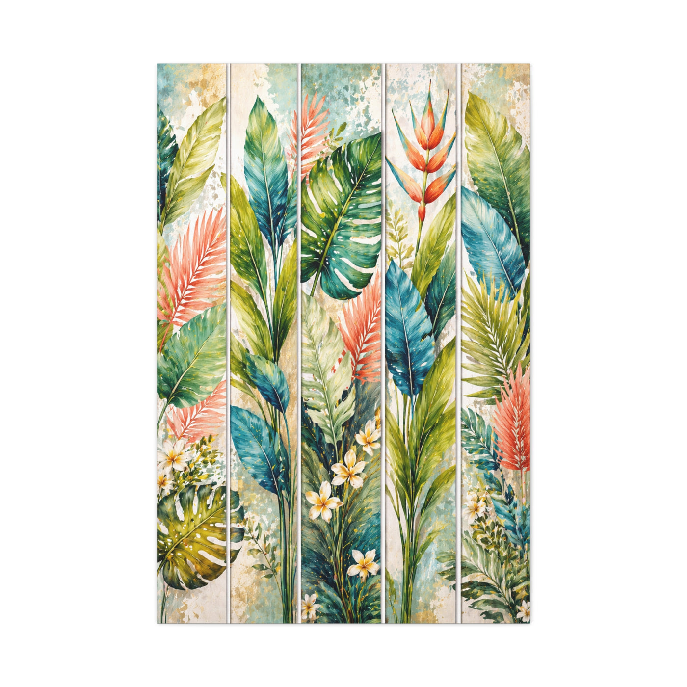 Oversized Tropical Botanical Panel Series Wall Art & Canvas Print