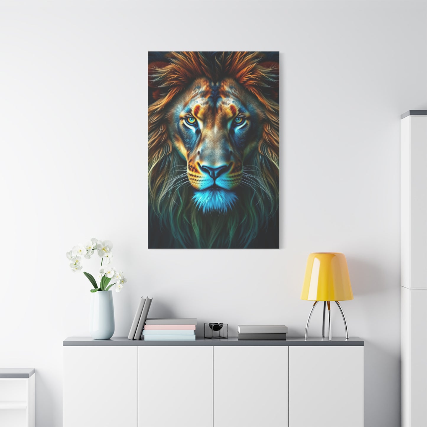 Imperial Majesty in Brushstrokes Wall Art & Canvas Print