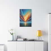 Radiant Horizon Reflection Wall Art & Canvas Print