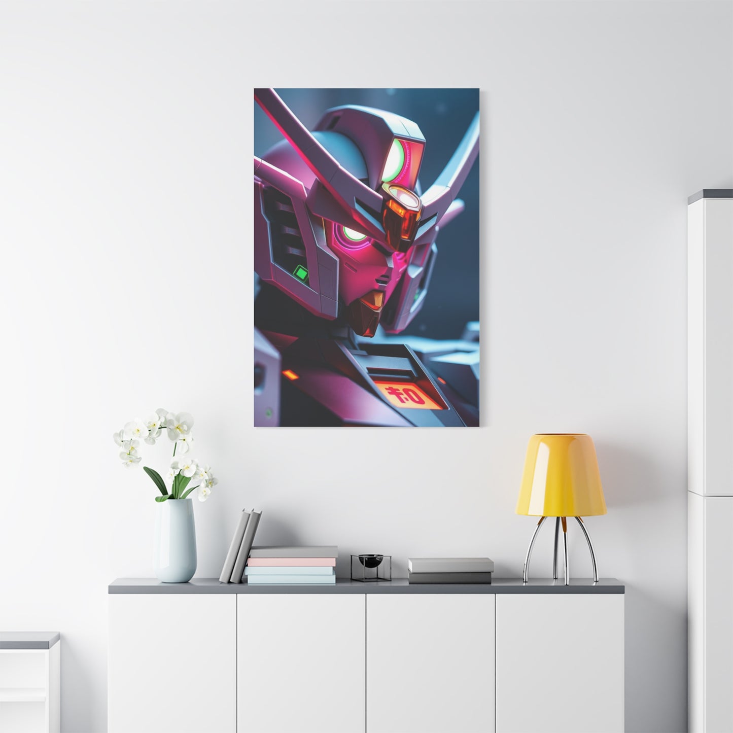 Vision Gundam Art Art Wall Art & Canvas Print