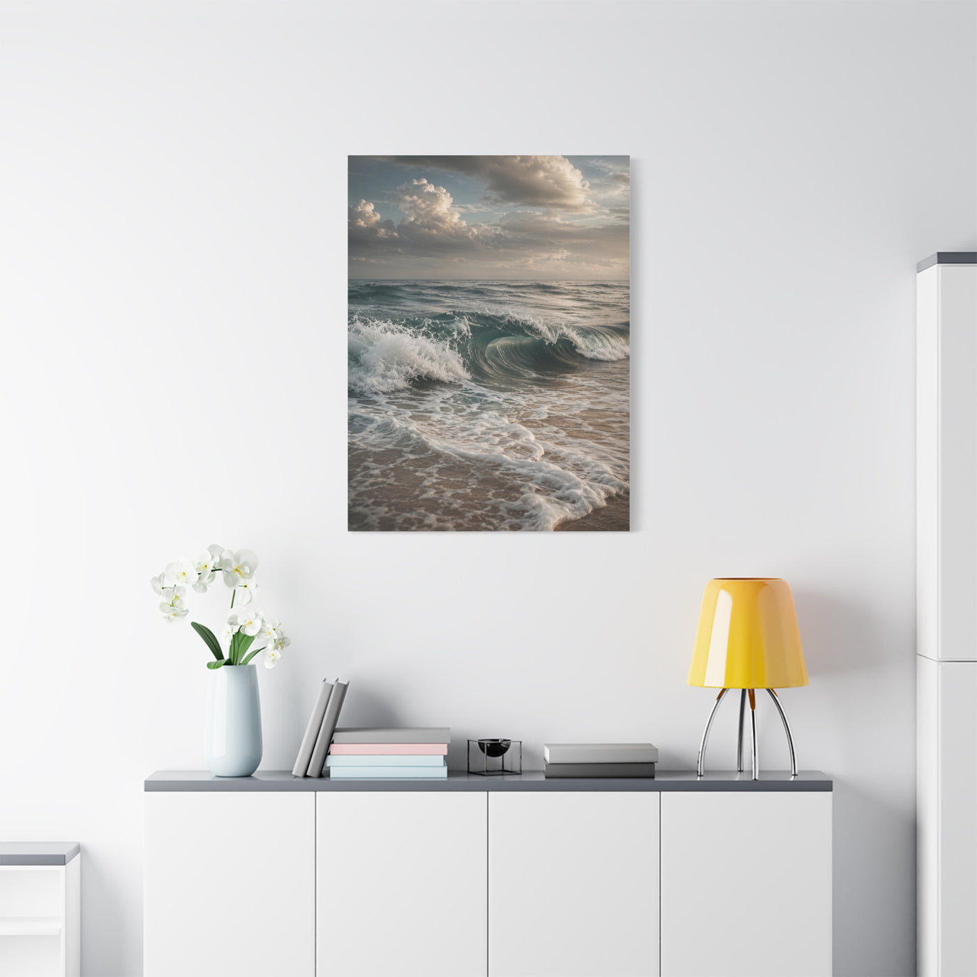 Rolling Shoreline Ocean Curl Wall Art & Canvas Print