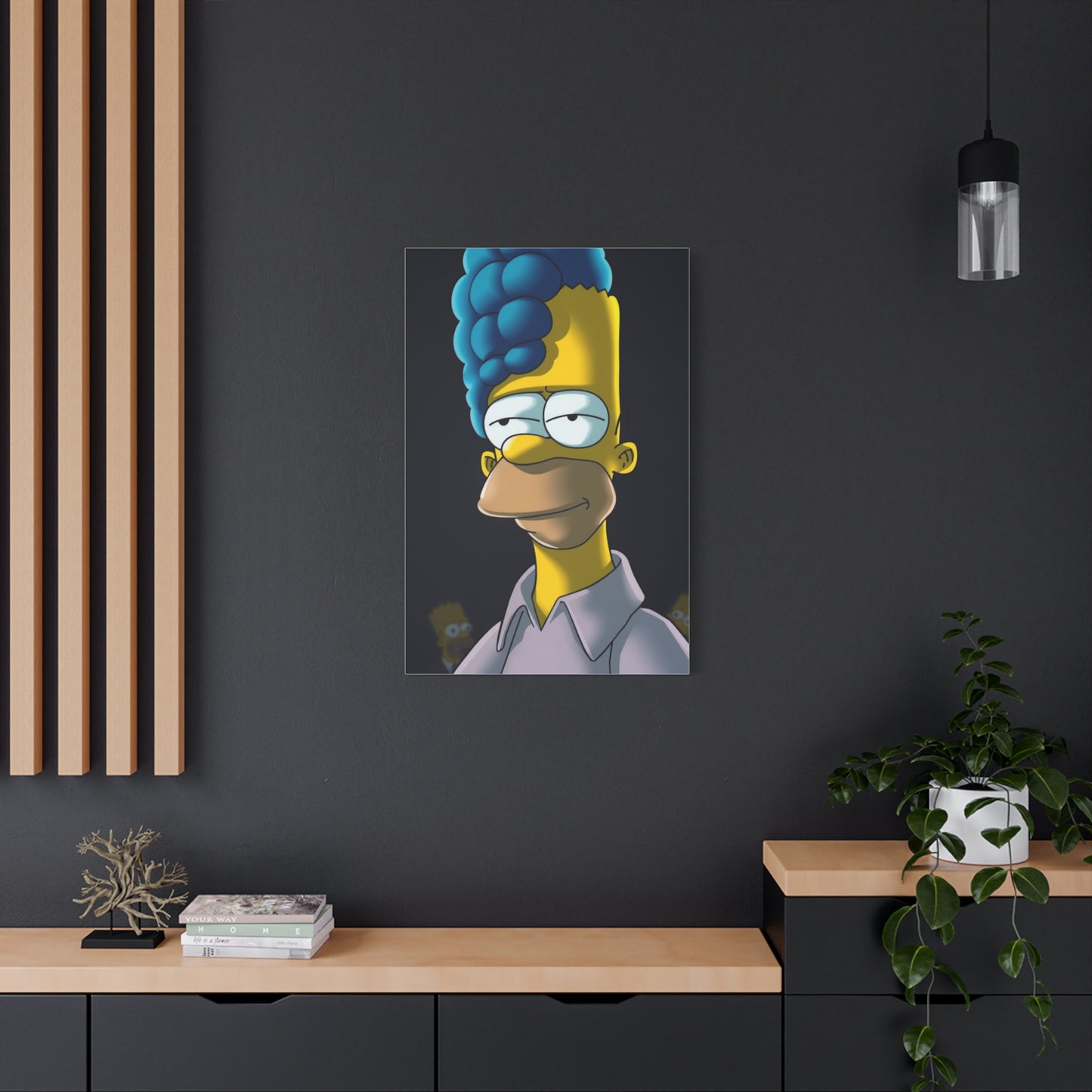 Vision The Simpsons Art Art Wall Art & Canvas Print