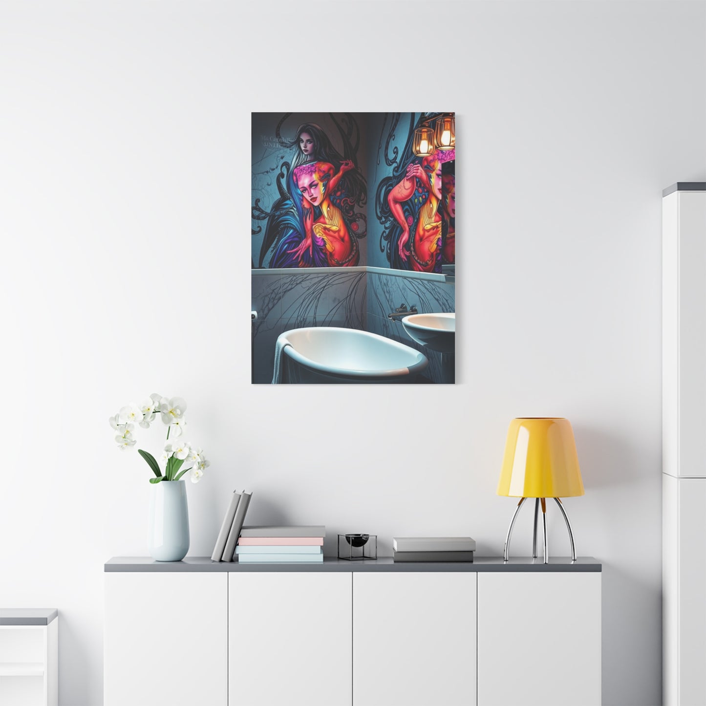 Aqua Reverie Wall Masterpiece Wall Art & Canvas Print