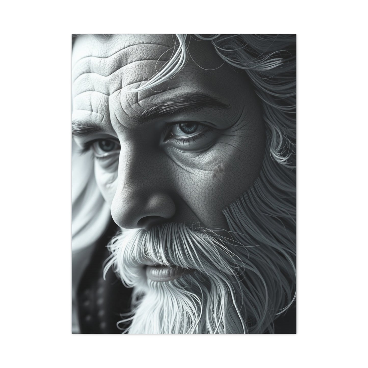 Gray & White Art Supreme Canvas Gallery Wall Art & Canvas Print