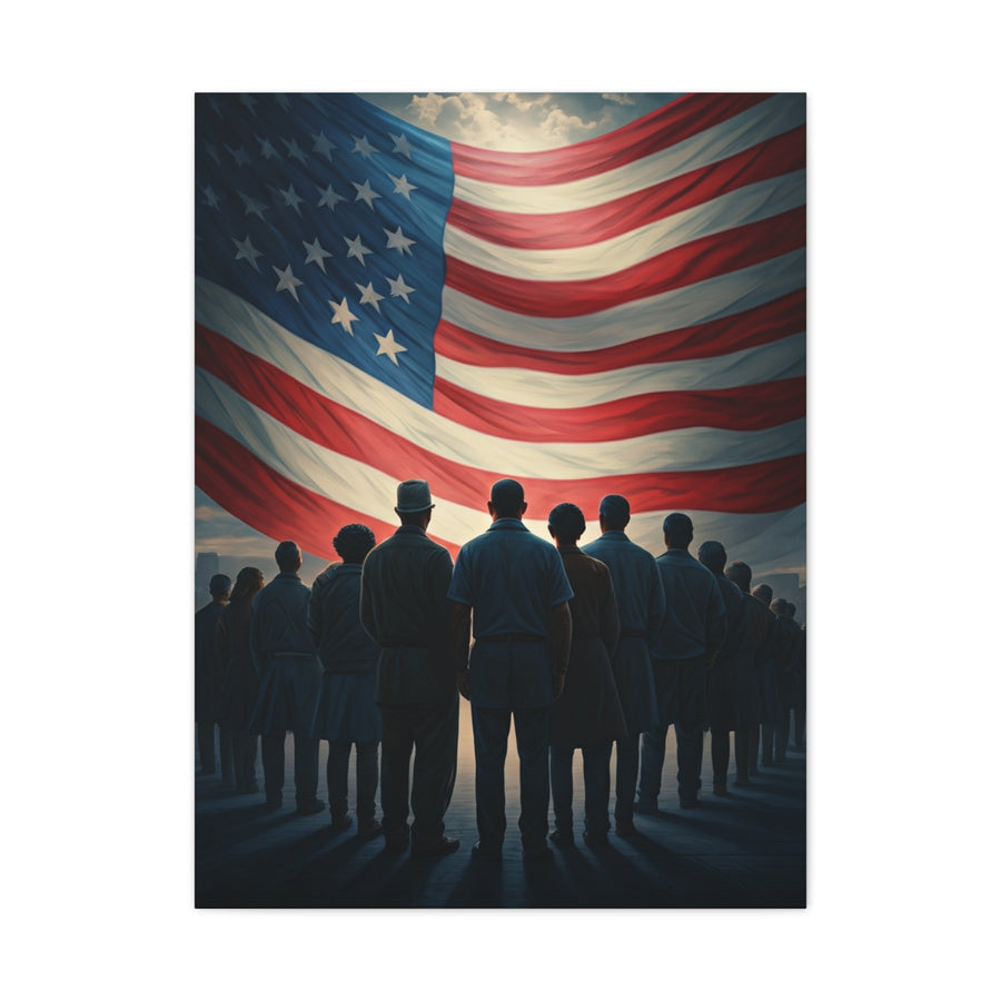 United Under the Stars and Stripes Wall Art & Canvas Prints