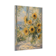 Sunlit Window Sunflower Still Life Wall Art & Canvas Print