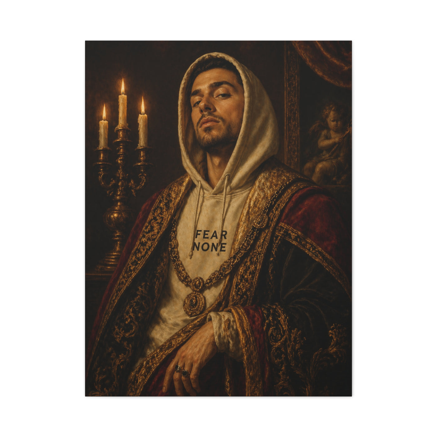 Renaissance Streetwear Portrait Wall Art & Canvas Print