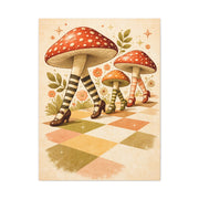 Funny Surreal Mushroom Poster Aesthetic Wall Art & Canvas Print