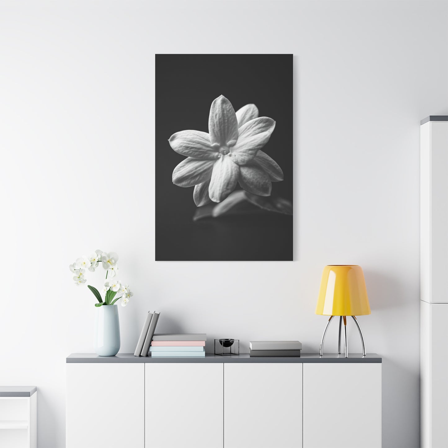 Midnight Jasmine Bloom Wall Art & Canvas Prints