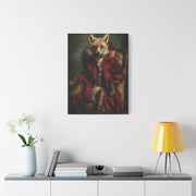 Gentleman Fox Aristocratic Portrait Wall Art & Canvas Print