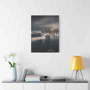 Monochrome Manhattan Waterfront Panorama Wall Art & Canvas Print