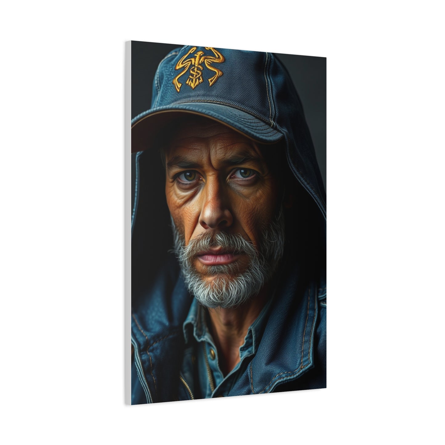 Denim and Leather Art Luxury Canvas Wall Art & Canvas Print