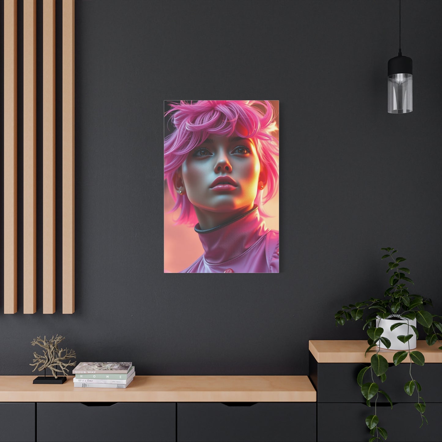 Supreme Art Gold & Pink Art Collection Wall Art & Canvas Print