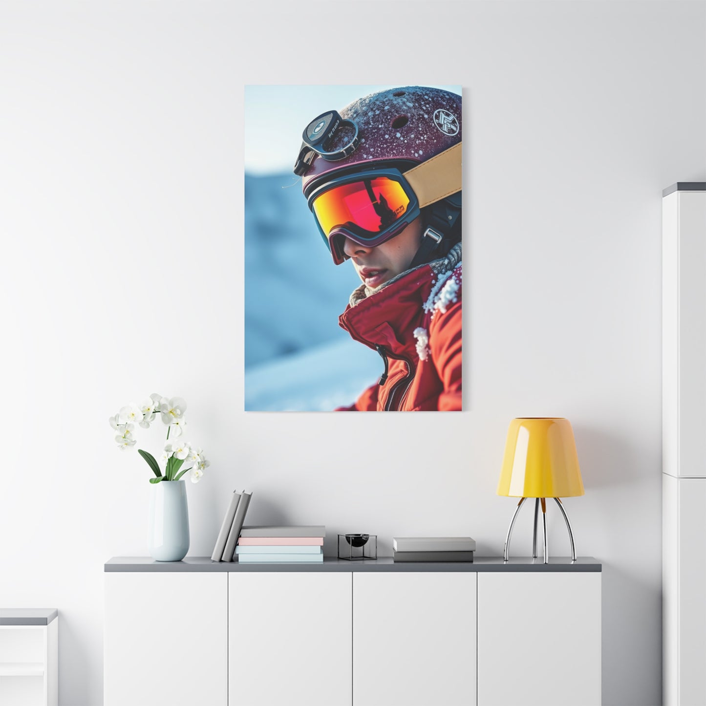 Skiing Art Supreme Canvas Wall Art & Canvas Print