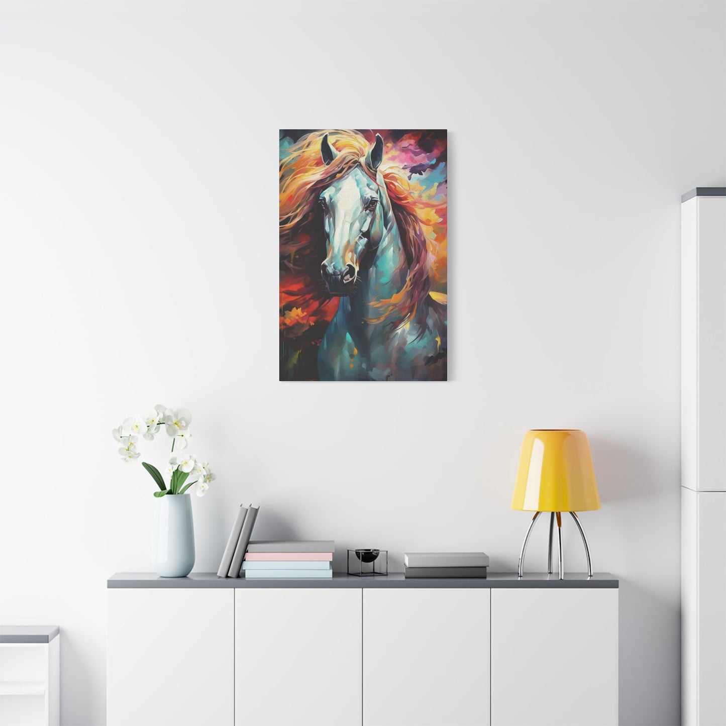 Colorful Horse Wall Art & Canvas Prints