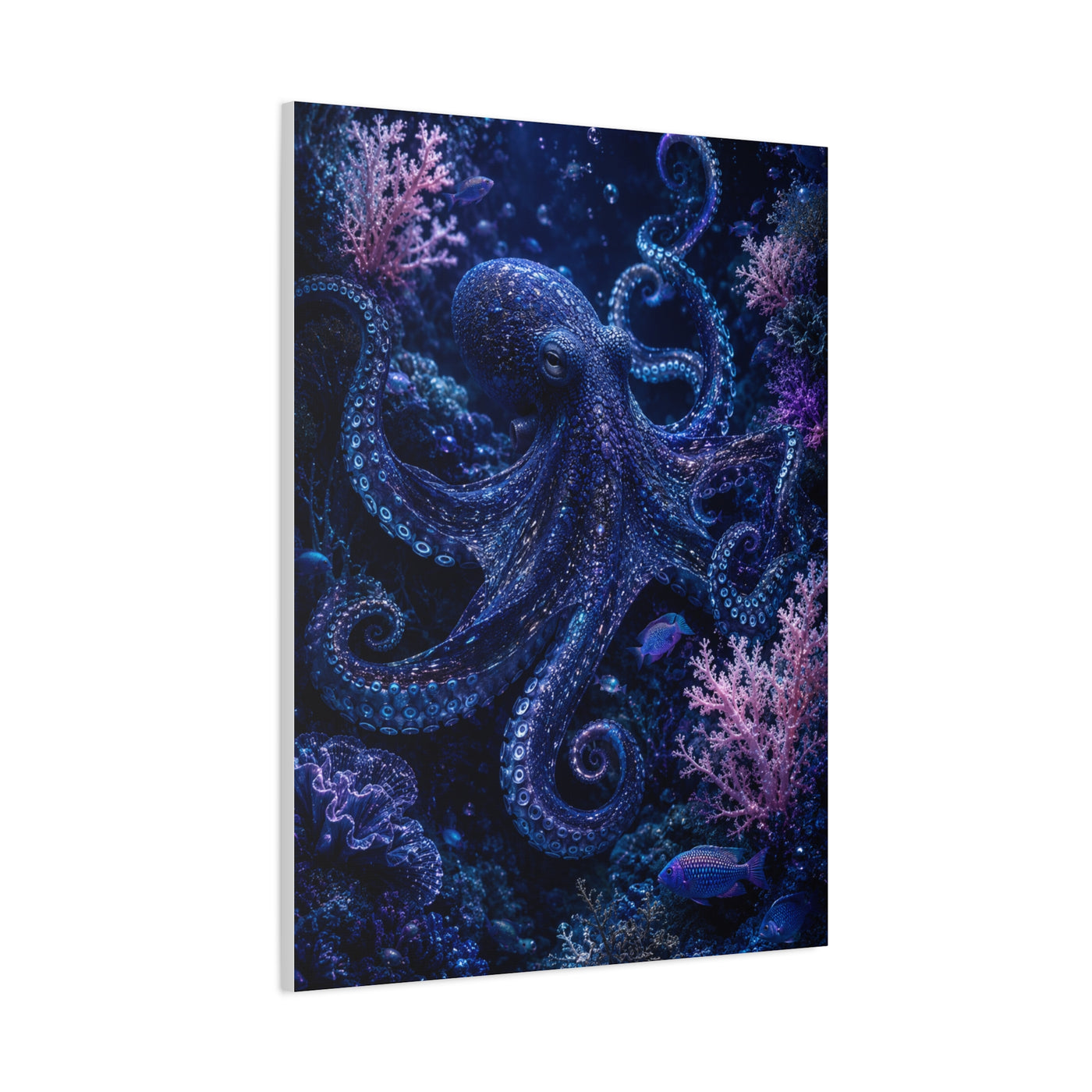 Deep Ocean Octopus Fantasy Tropical Wall Art & Canvas Print