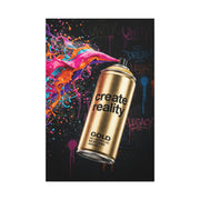 Create Reality Spray Explosion Street Wall Art & Canvas Print