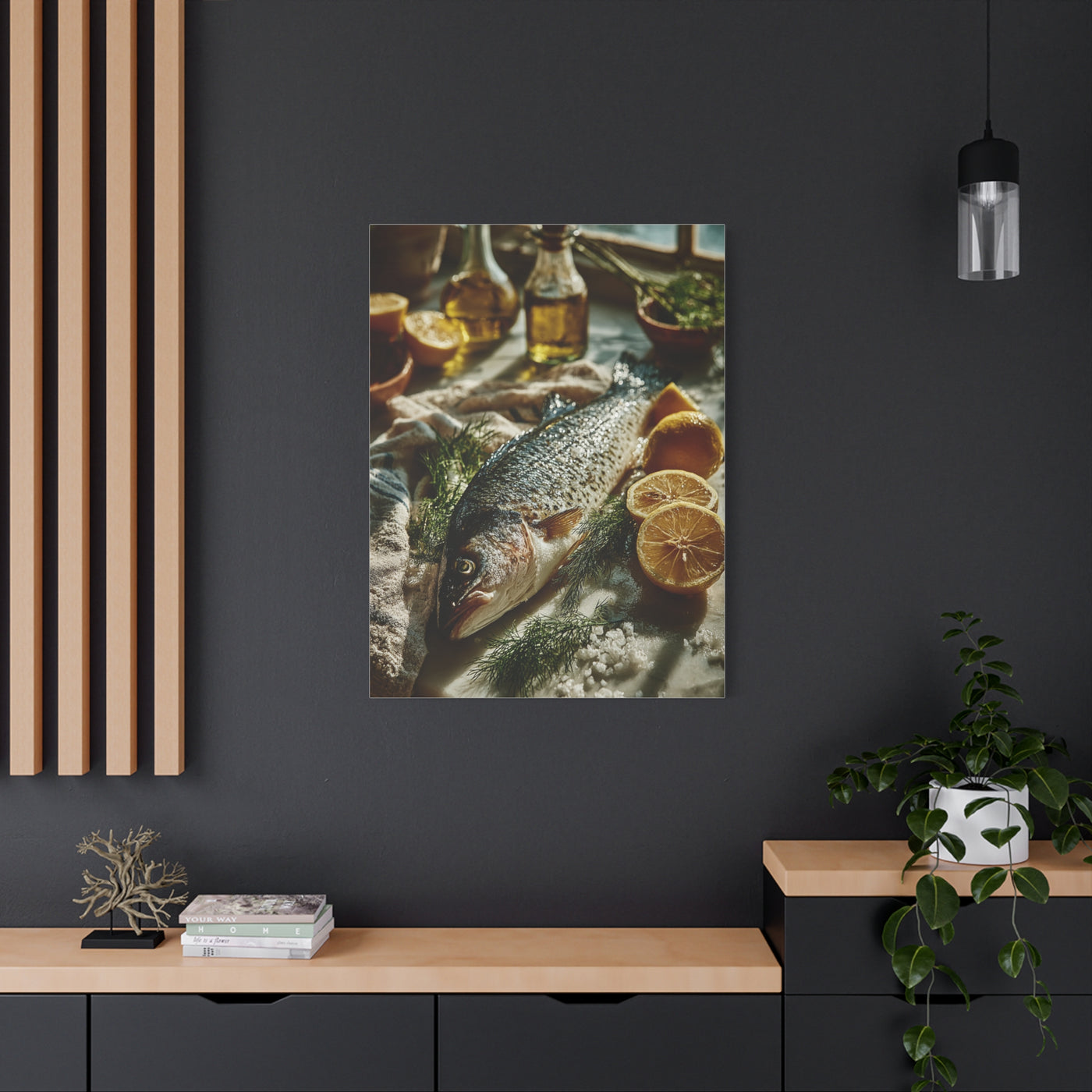 Fresh Whole Fish Mediterranean Prep Wall Art & Canvas Print