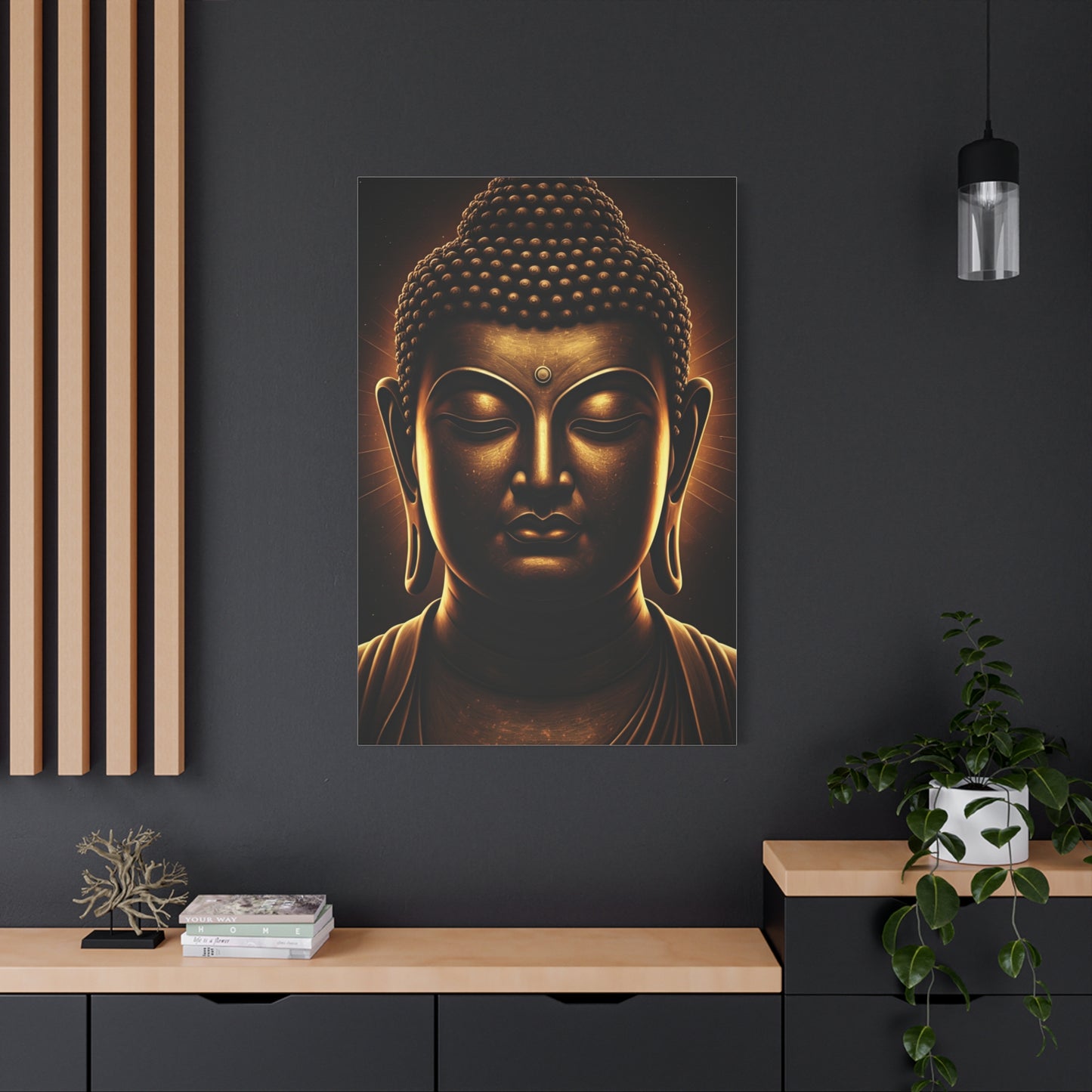Lotus Harmony Buddha Wall Art & Canvas Prints