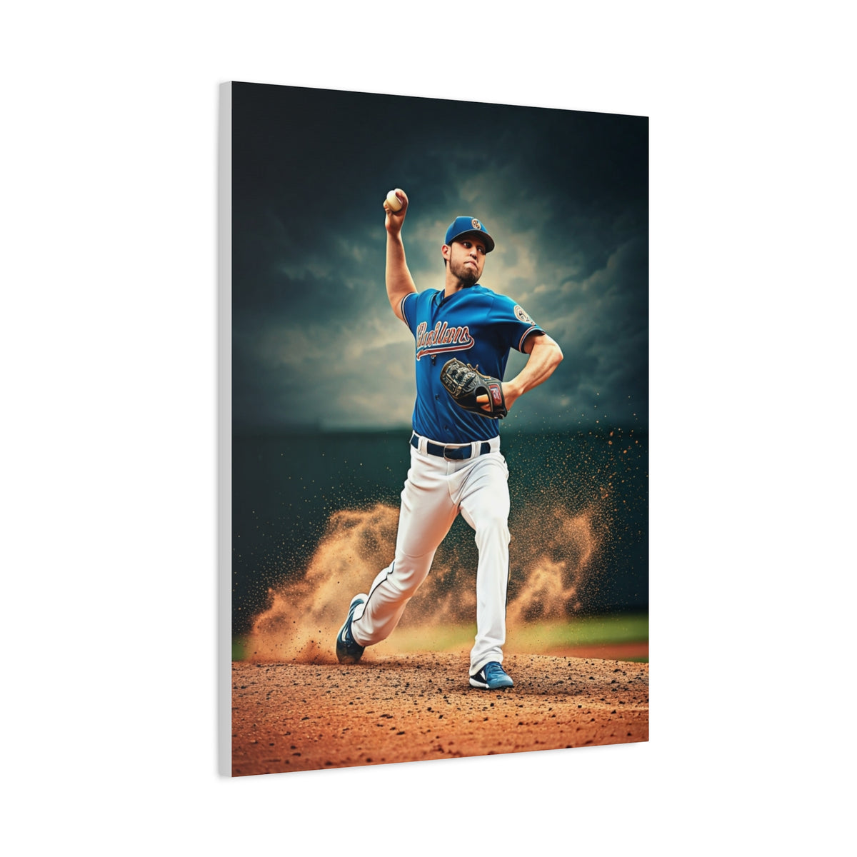 Pitcher Power Throw Action Wall Art & Canvas Prints