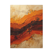Impasto Terracotta Texture Statement Wall Art & Canvas Print