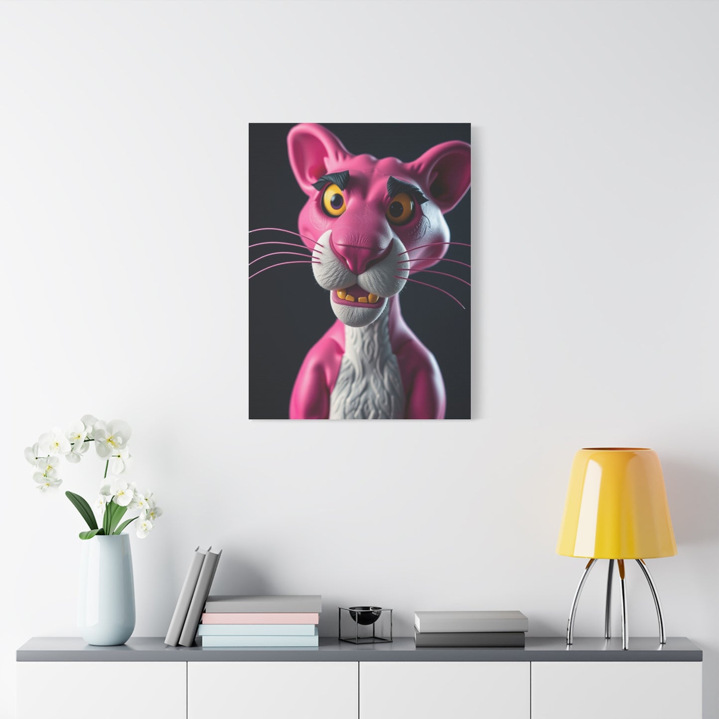 Blossom Panther Poise Wall Art & Canvas Print