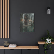 Venetian Palace Canal Entrance Wall Art & Canvas Print