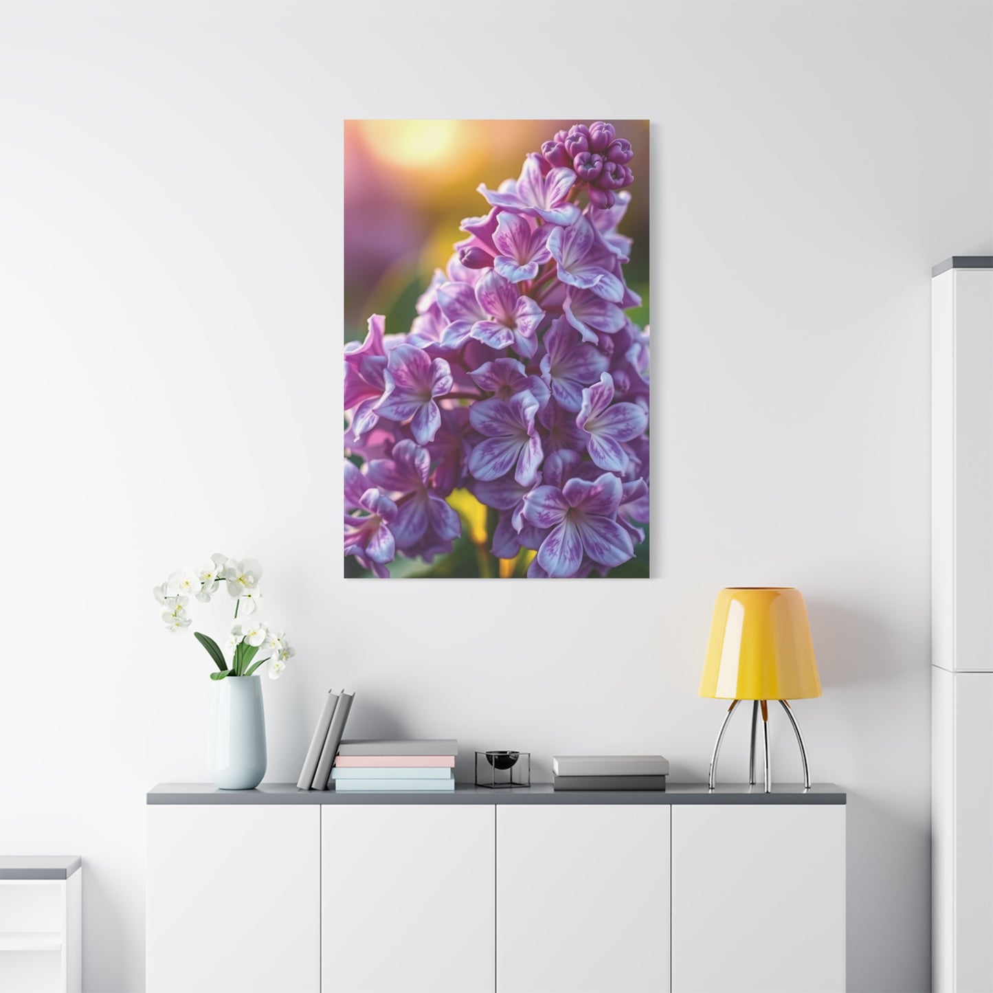 Lilac Flower Art Refined Canvas Wall Art & Canvas Print