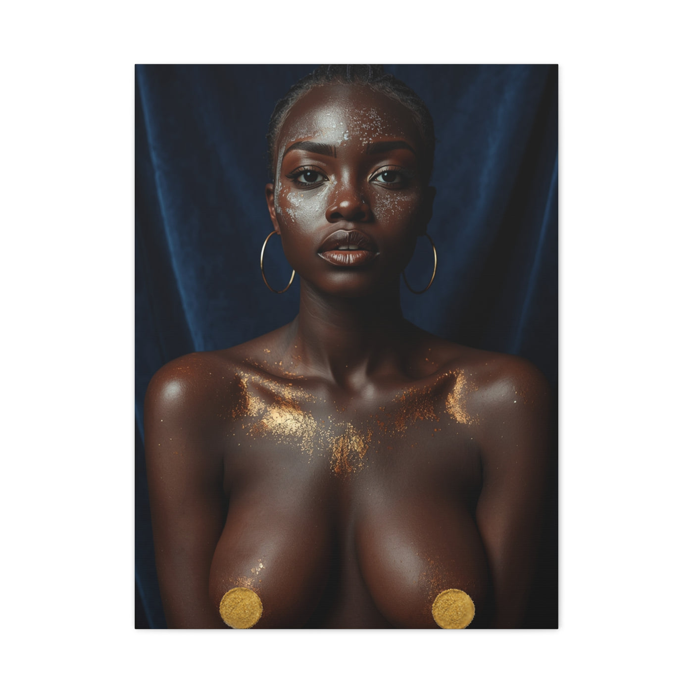 Gold Dust Portrait Study Wall Art & Canvas Print