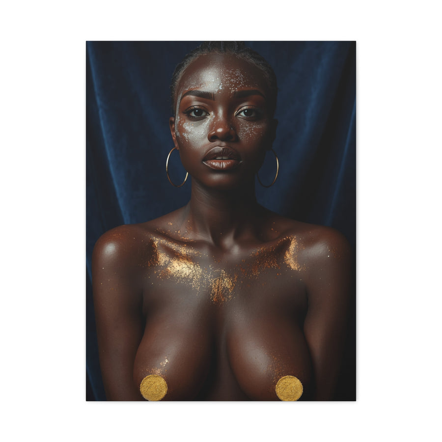 Gold Dust Portrait Study Wall Art & Canvas Print