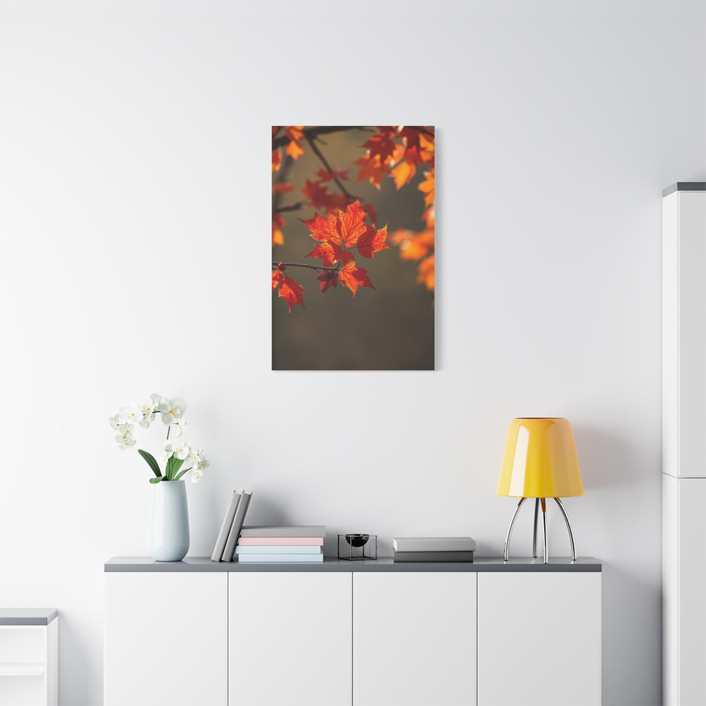 Golden Ember Season Canvas