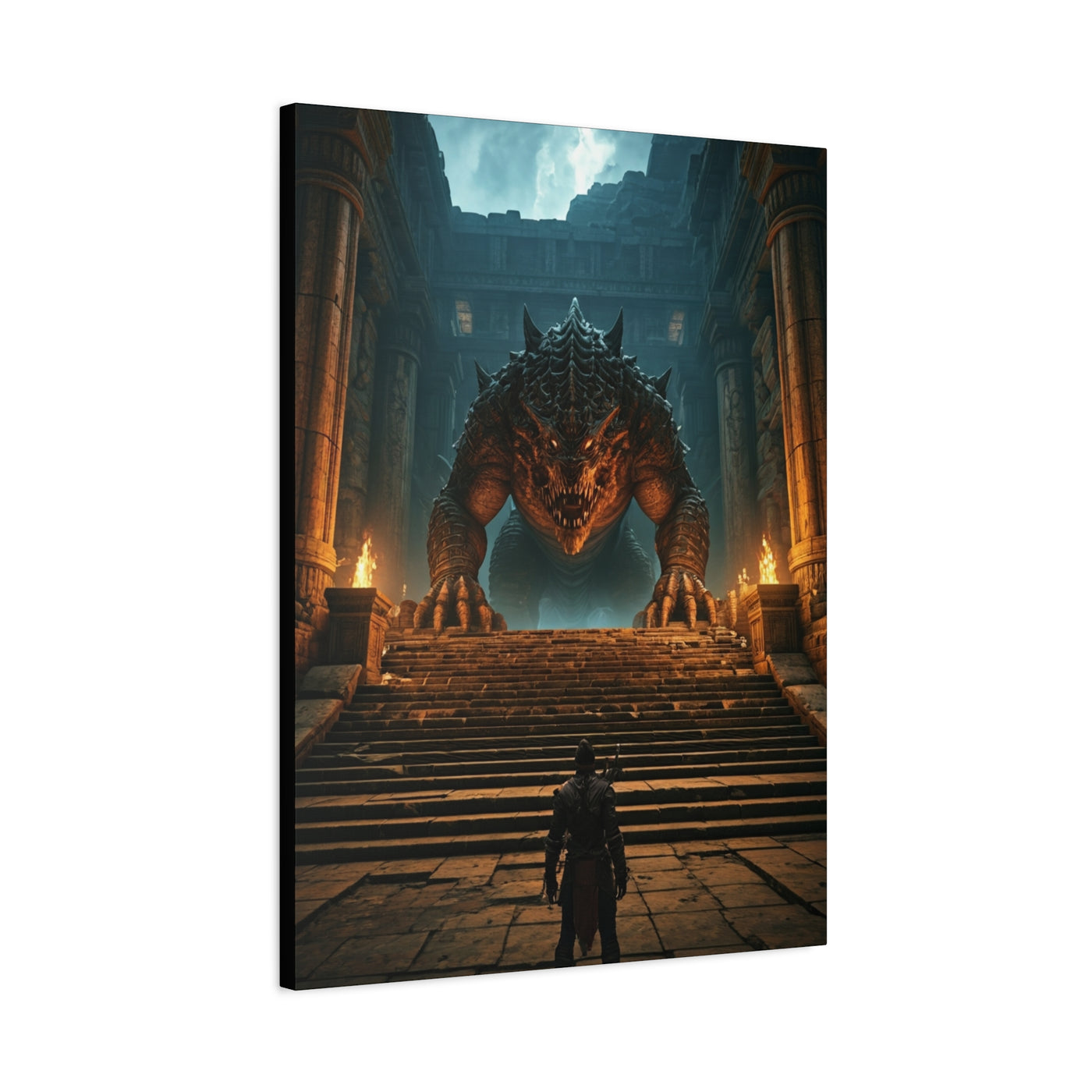 Colossal Dragon Guardian Wall Art & Canvas Prints