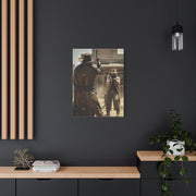 High Noon Gunslinger Duel Wall Art & Canvas Print