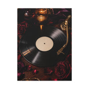 Vinyl Record Candlelit Romance Still Life Wall Art & Canvas Print
