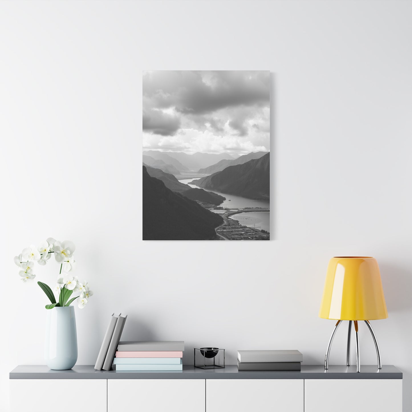Black & White Scenic Landscapes Art Supreme Canvas Wall Art & Canvas Print