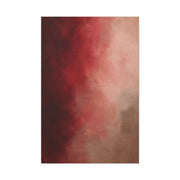 Burgundy Blush Color Field Abstraction Wall Art & Canvas Print
