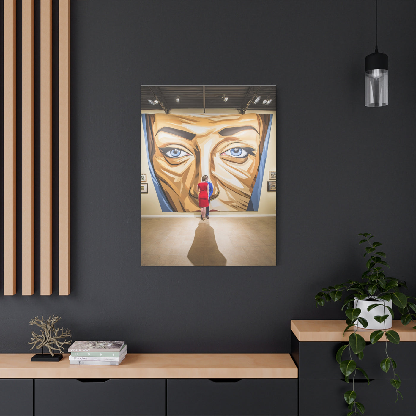 Monumental Contemporary Gallery Portrait Wall Art & Canvas Print