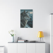 Siberian Husky Winter Ridge Portrait Wall Art & Canvas Print