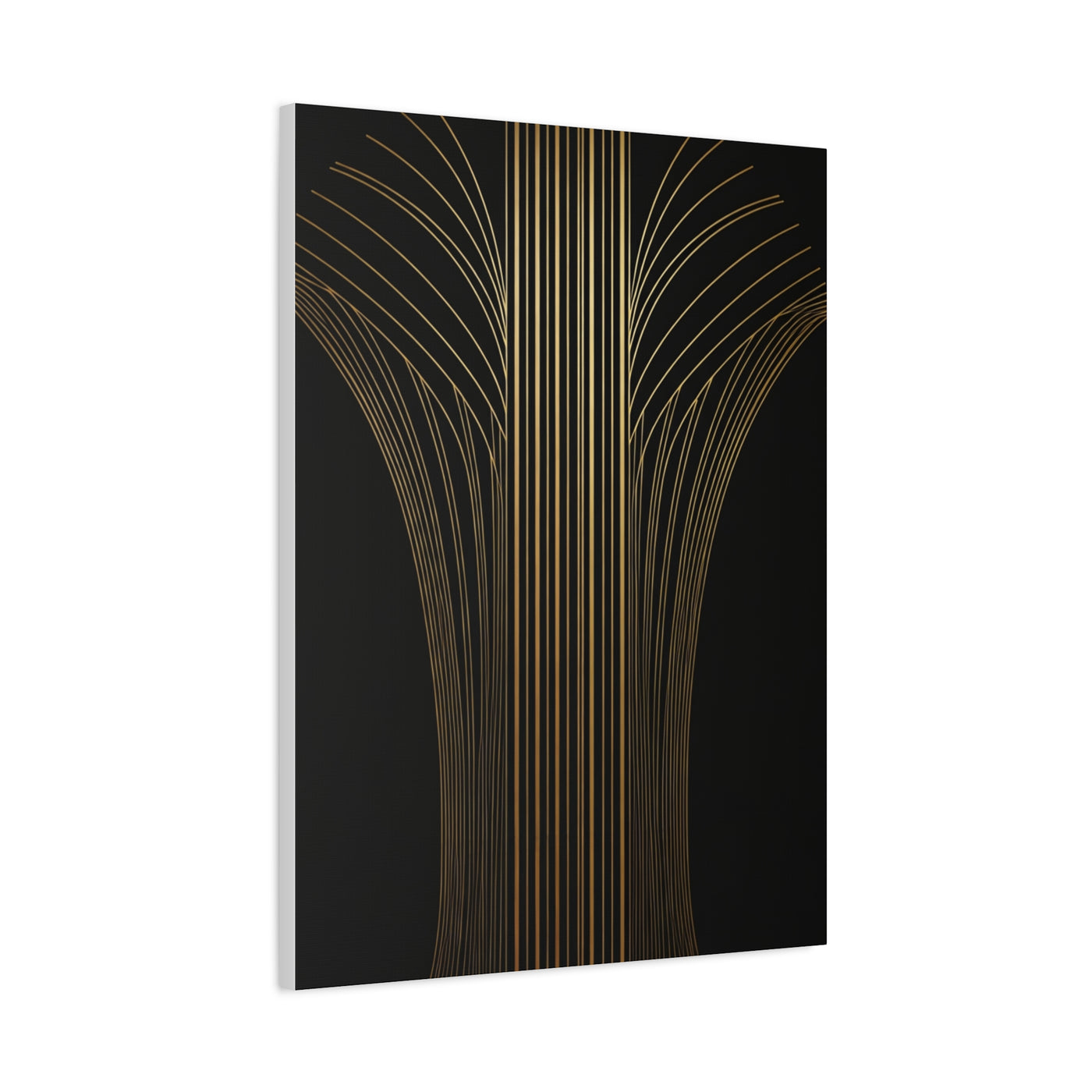Golden Palm Rise Art Deco Wall Art & Canvas Prints