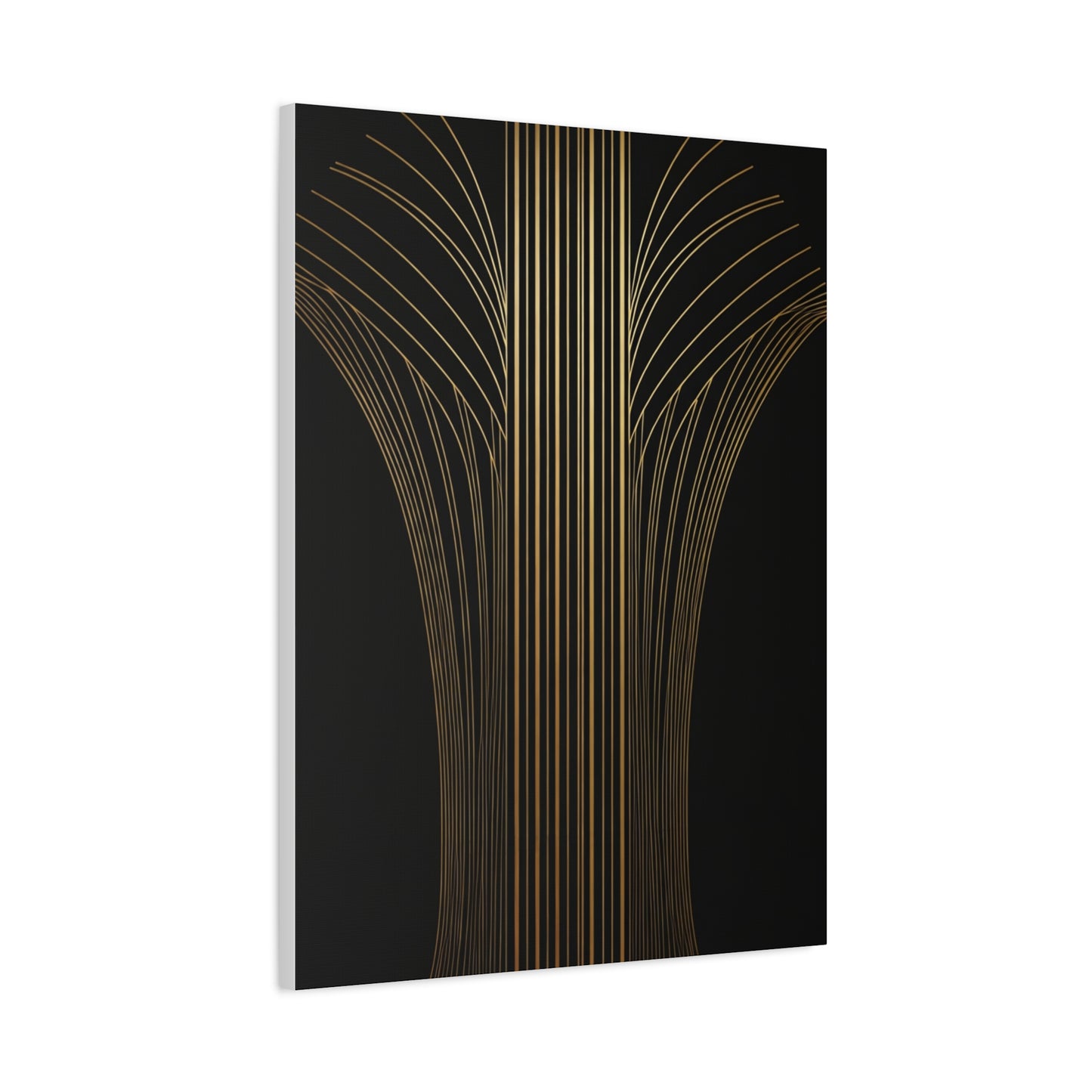 Golden Palm Rise Art Deco Wall Art & Canvas Prints