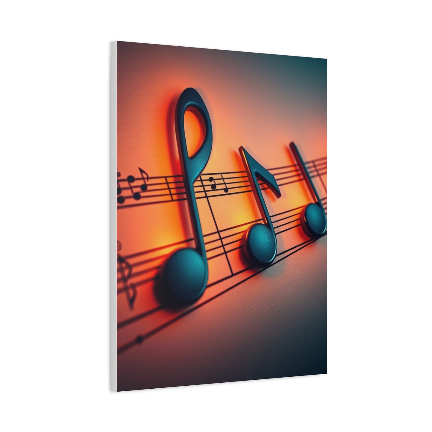 Musical Notes Art Supreme Canvas Wall Art & Canvas Print