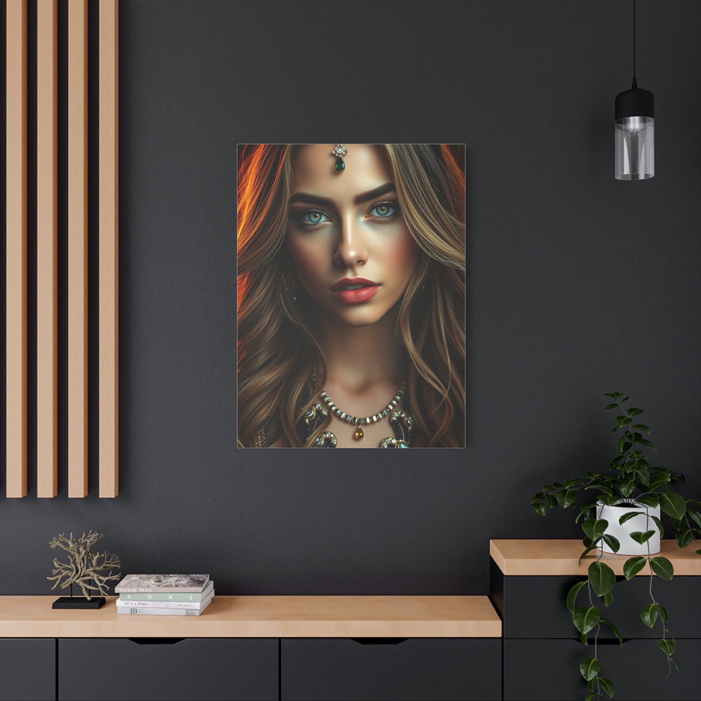 Celestial Glamour Art Canvas Wall Art & Canvas Print