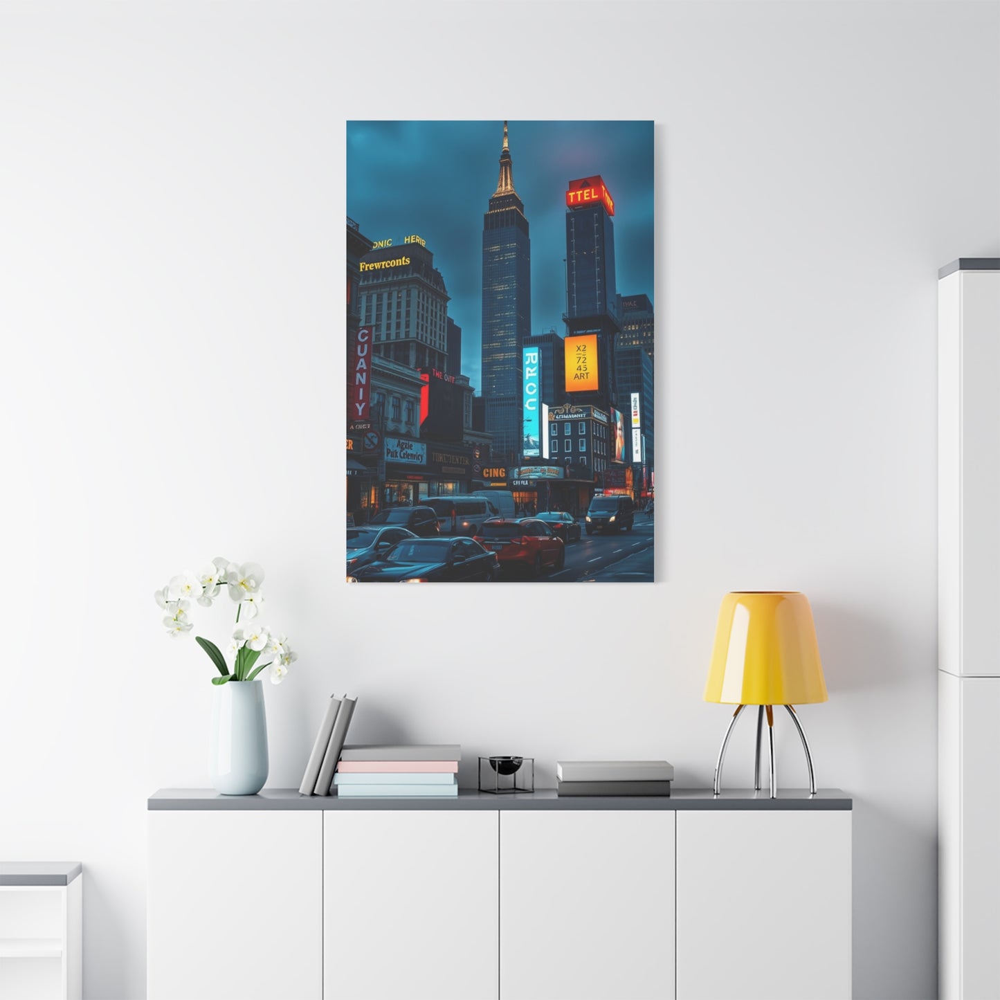 Cityscape Symphony Canvas Wall Art & Canvas Print